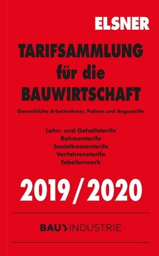 Tarifsammlung für die Bauwirtschaft 2019/2020