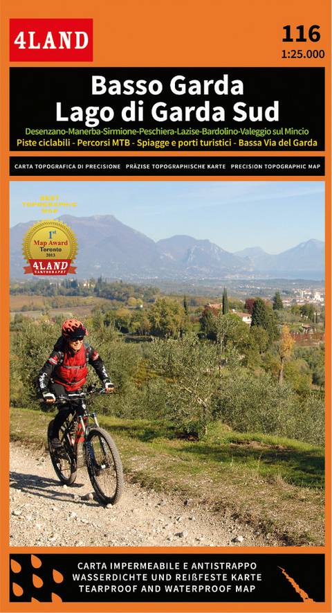 Basso Garda Lago di Garda Sud 1:25 000