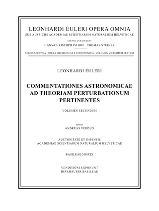 Commentationes astronomicae ad theoriam perturbationum pertinentes 2nd part