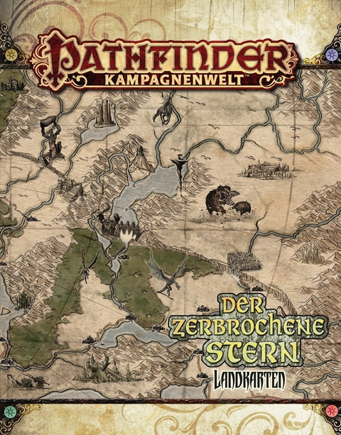 Der Zerbrochene Stern Landkartenset - Emily Crowell, Sonja Morris, Ben Wootten