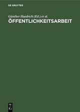 &Ouml;ffentlichkeitsarbeit - 