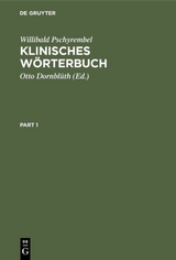 Klinisches W&ouml;rterbuch - Willibald Pschyrembel