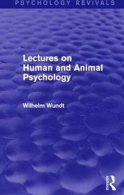 Lectures on Human and Animal Psychology -  Wilhelm Wundt