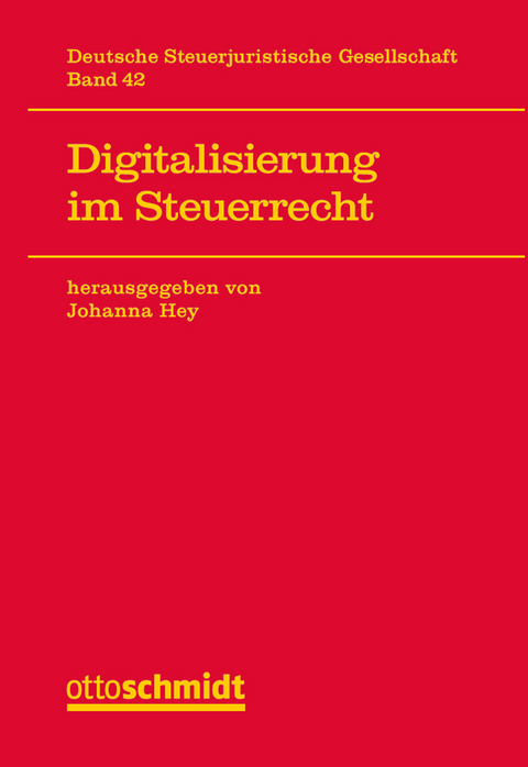 Digitalisierung im Steuerrecht - 