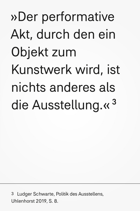 Politik des Ausstellens - Ludger Schwarte