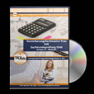 Sachkundeprüfung IHK § 34d Versicherungsfachmann (IHK) (Windows) mit über 1200 aktuelle Lernfragen - USB - Stick