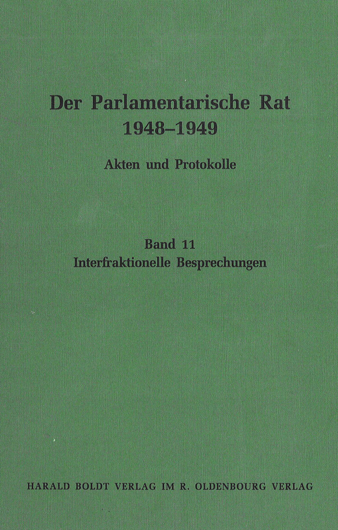 Interfraktionelle Besprechungen - 