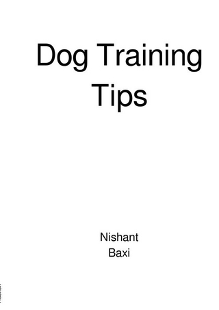 Dog Training Tips