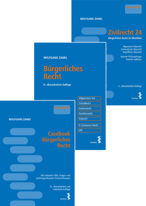 Kombipaket Casebook B&uuml;rgerliches Recht, B&uuml;rgerliches Recht und Zivilrecht 24 - Wolfgang Zankl