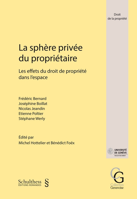 La sph&egrave;re priv&eacute;e du propri&eacute;taire - B&eacute;n&eacute;dict Fo&euml;x