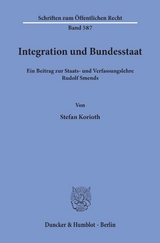 Integration und Bundesstaat. - Stefan Korioth