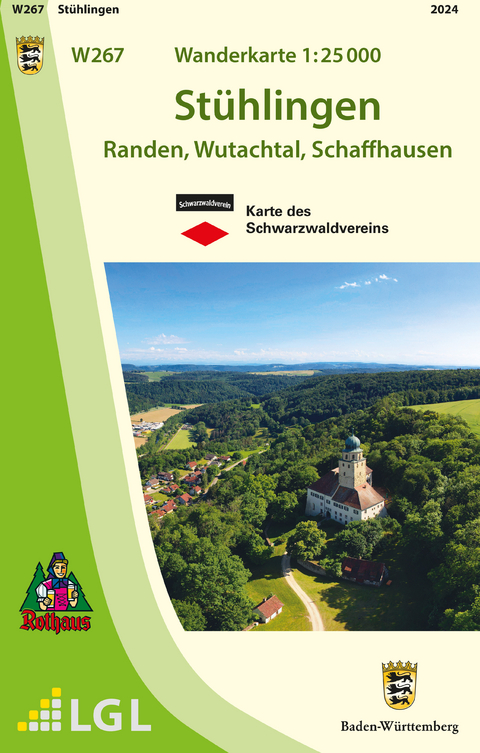 W267 Wanderkarte 1:25 000 St&uuml;hlingen
