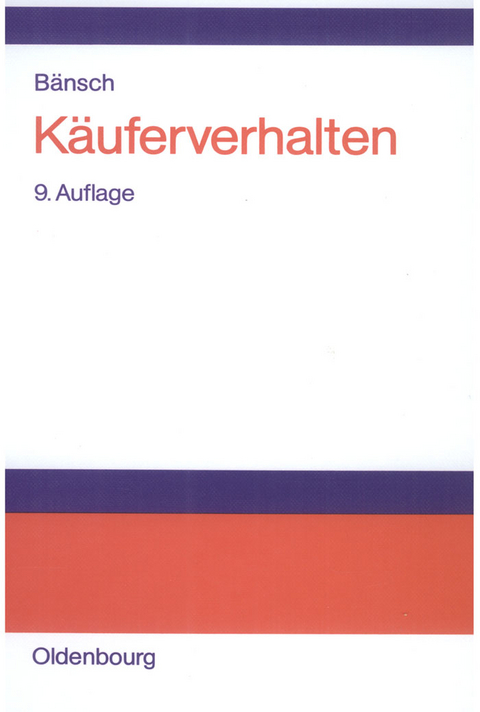 K&auml;uferverhalten - Axel B&auml;nsch