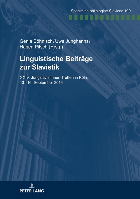 Linguistische Beitr&auml;ge zur Slavistik - 