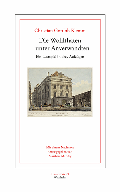 Die Wohlthaten unter Anverwandten - Christian Gottlob Klemm
