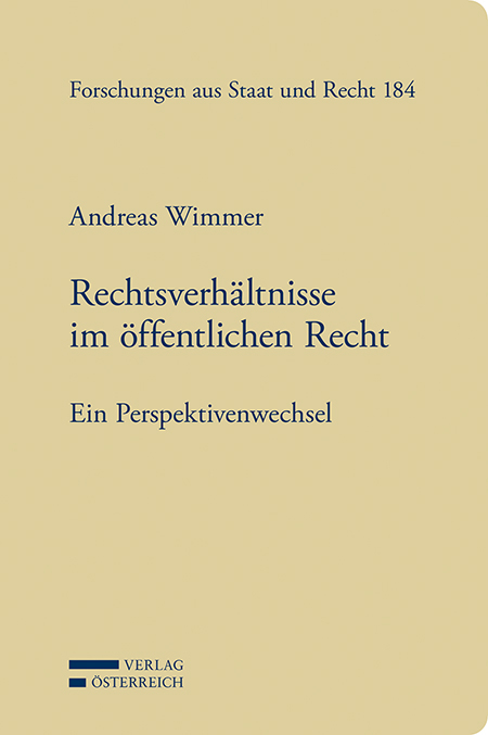 Rechtsverh&auml;ltnisse im &ouml;ffentlichen Recht - Andreas Wimmer