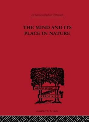 Mind and its Place in Nature -  C.D. Broad
