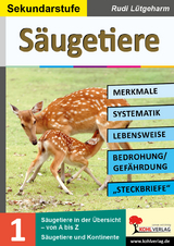 S&auml;ugetiere - Merkmale, Lebensraum, Systematik - Rudi L&uuml;tgeharm