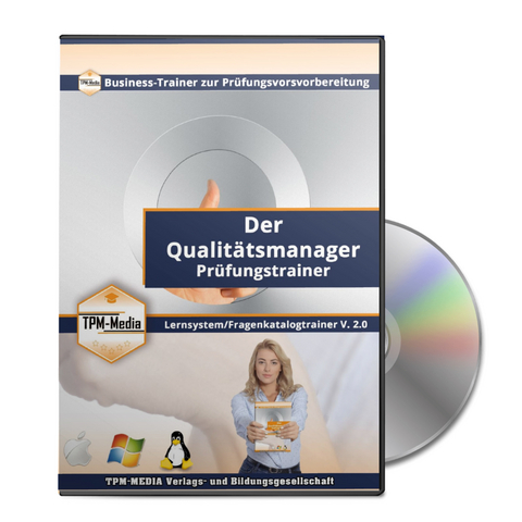 Qualit&auml;tsmanager Fragenkatalogtrainer mit &uuml;ber 1200 Multiple-Choice Pr&uuml;fungsfragen (Windows) - Thomas Mueller