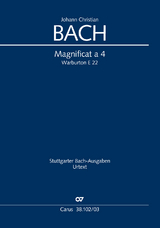 Magnificat a 4 (Klavierauszug) - Johann Christian Bach