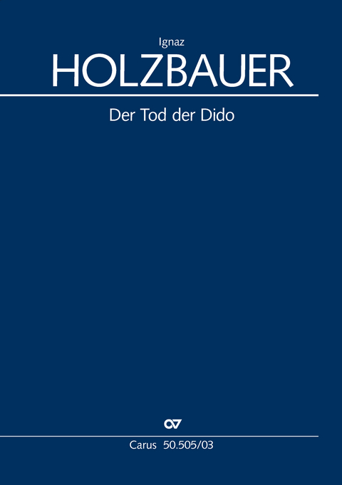 Der Tod der Dido (Klavierauszug) - Ignaz Holzbauer