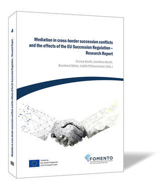 Mediation in cross-border succession conflicts and the effects of the EU Succession Regulation – Research Report