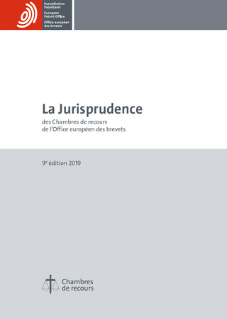 La Jurisprudence des Chambres de recours de l'Office européen des brevets