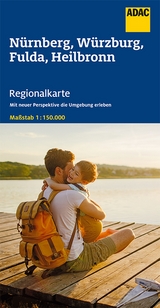 ADAC Regionalkarte 12 N&uuml;rnberg, W&uuml;rzburg, Fulda, Heilbronn 1:150.000