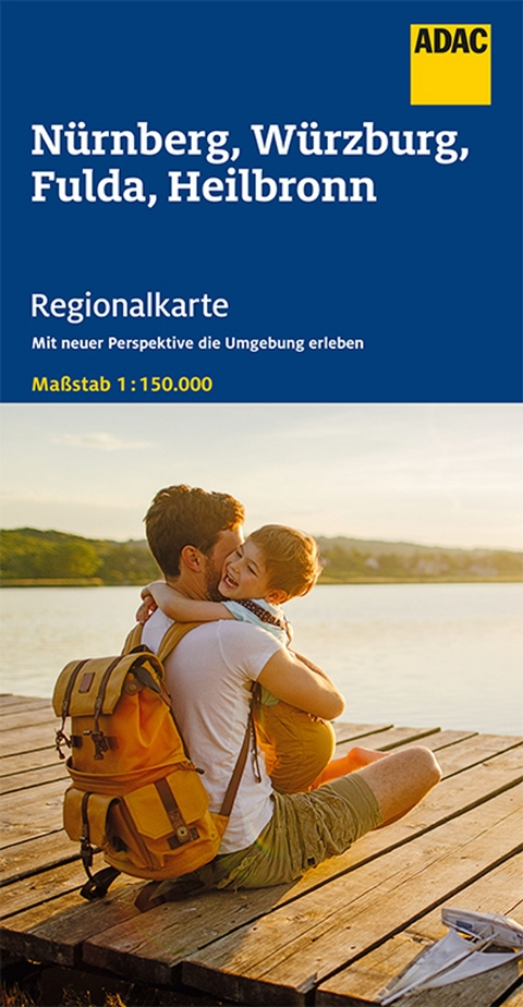 ADAC Regionalkarte 12 N&uuml;rnberg, W&uuml;rzburg, Fulda, Heilbronn 1:150.000