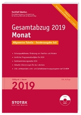 Tabelle, Gesamtabzug 2019 Monat - Sonderausgabe Juli - 