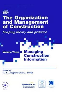 Organization and Management of Construction - 