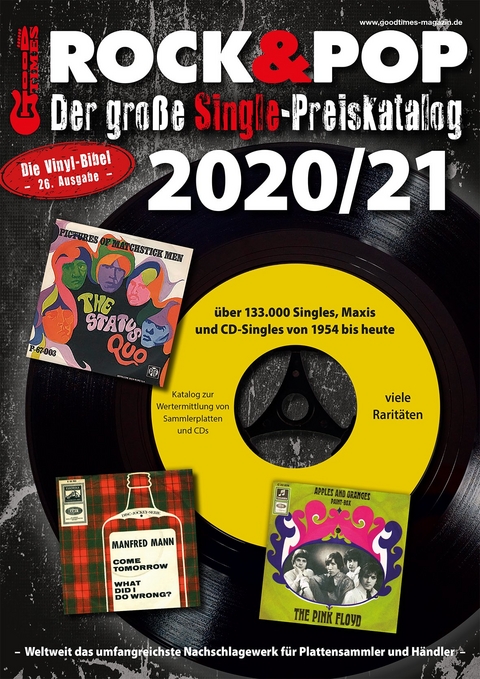 Der gro&szlig;e Rock & Pop Single Preiskatalog 2020/21 - Martin Reichold