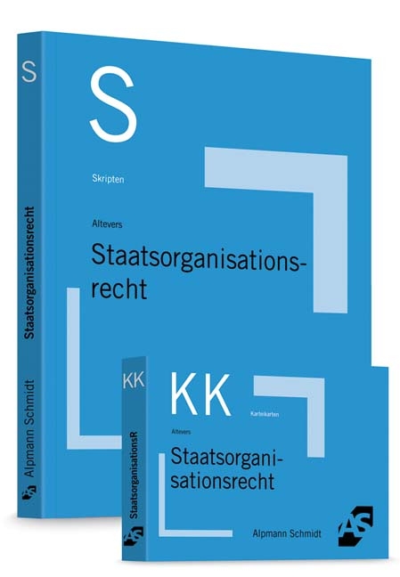 Bundle Altevers, Skript Staatsorganisationsrecht + Altevers, Karteikarten Staatsorganisationsrecht