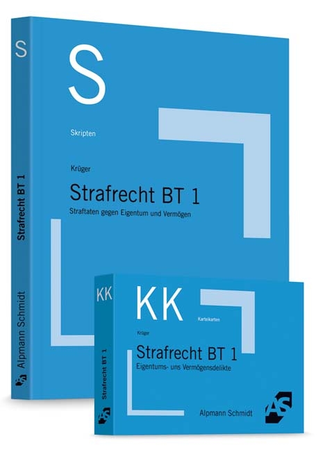 Bundle Kr&uuml;ge/Sch&auml;ffer, Skript Strafrecht BT 1 + Sch&auml;ffer, Karteikarten Strafrecht BT 1
