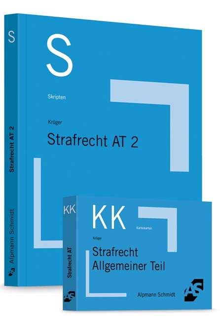 Bundle Kr&uuml;ger/Sch&auml;ffer, Skript Strafrecht AT 2 + Kr&uuml;ger/Sch&auml;ffer, Karteikarten Strafrecht AT