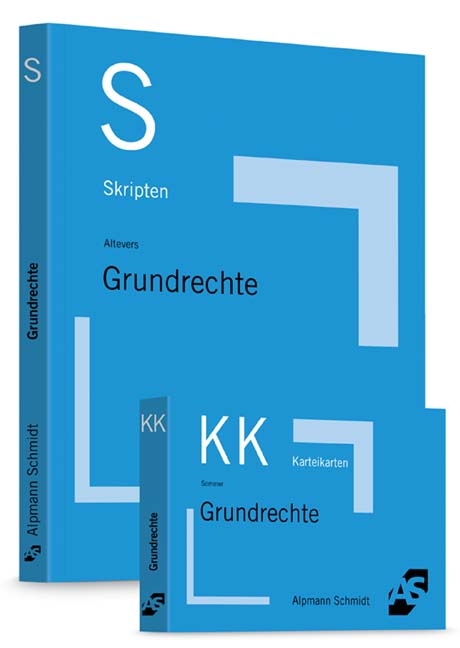 Bundle Altevers, Skript Grundrechte + Sommer, Karteikarten Grundrechte