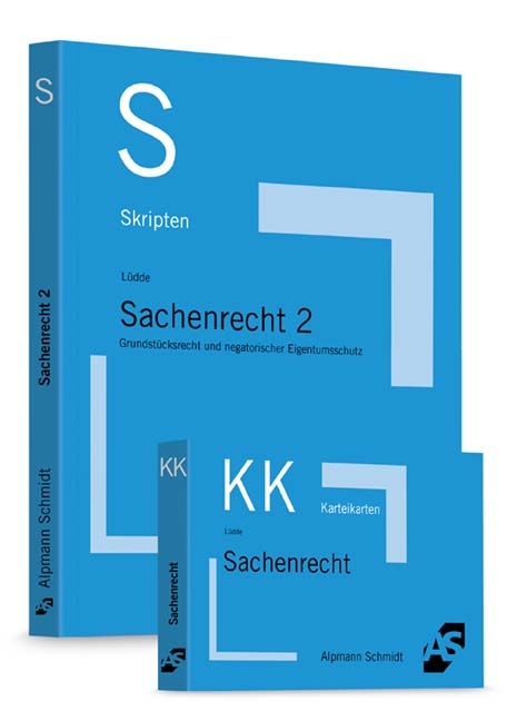 Bundle L&uuml;dde, Skript Sachenrecht 2 + L&uuml;dde, Karteikarten Sachenrecht