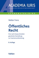 &Ouml;ffentliches Recht - Walter Frenz