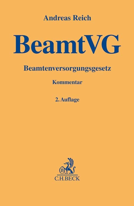 Beamtenversorgungsgesetz. BeamtVG - Andreas Reich