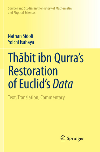 Thābit ibn Qurra’s Restoration of Euclid’s Data