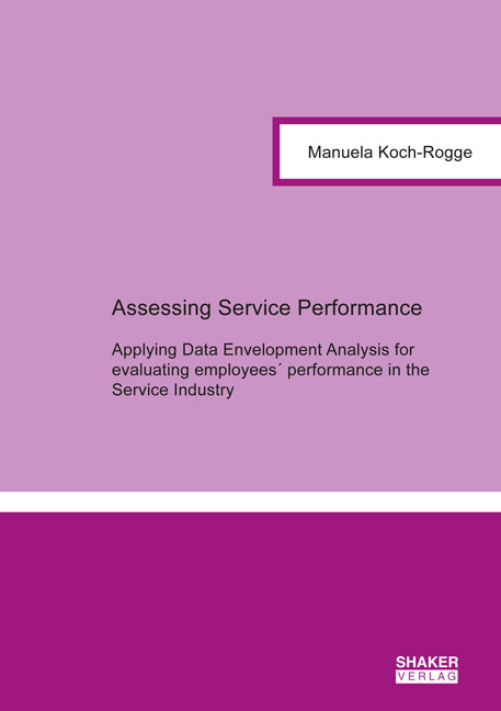 Assessing Service Performance - Manuela Koch-Rogge