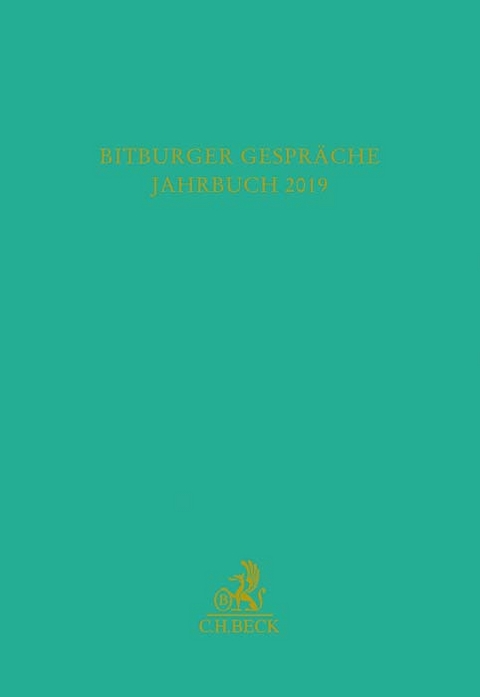 Bitburger Gespräche Jahrbuch 2019 - 