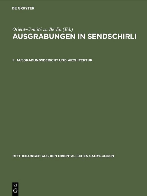 Ausgrabungsbericht und Architektur
