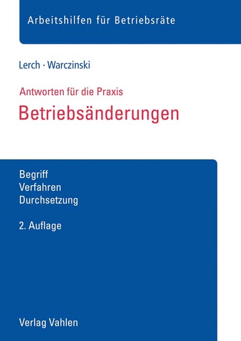Betriebs&auml;nderungen - Sascha Lerch, Katharina Warczinski