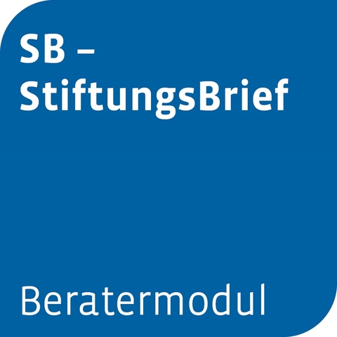 Beratermodul SB StiftungsBrief