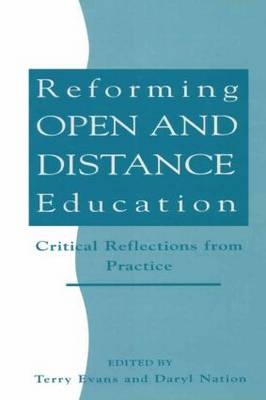 Reforming Open and Distance Education - 
