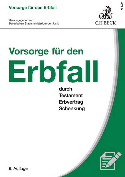 Vorsorge f&uuml;r den Erbfall - 