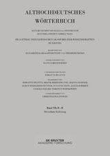 Band VII: O &ndash;R. 13. Lieferung (r&icirc;hhen bis ringan) - 