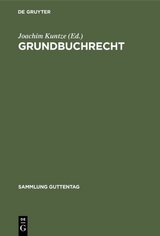 Grundbuchrecht - 