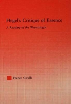 Hegel's Critique of Essence